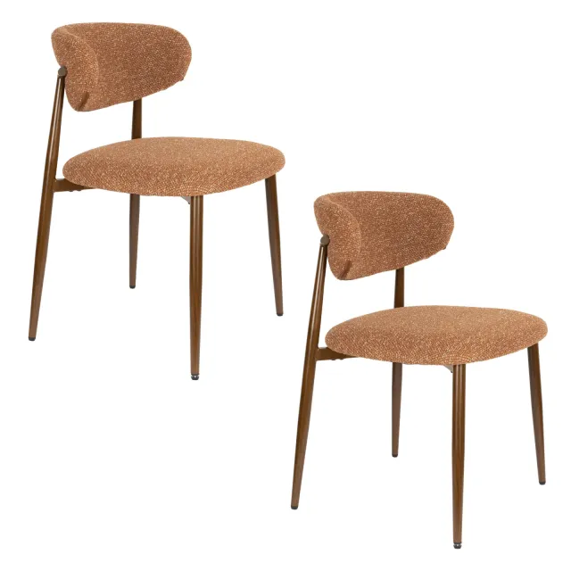 Housecraft Living Noor eetkamerstoel terracotta