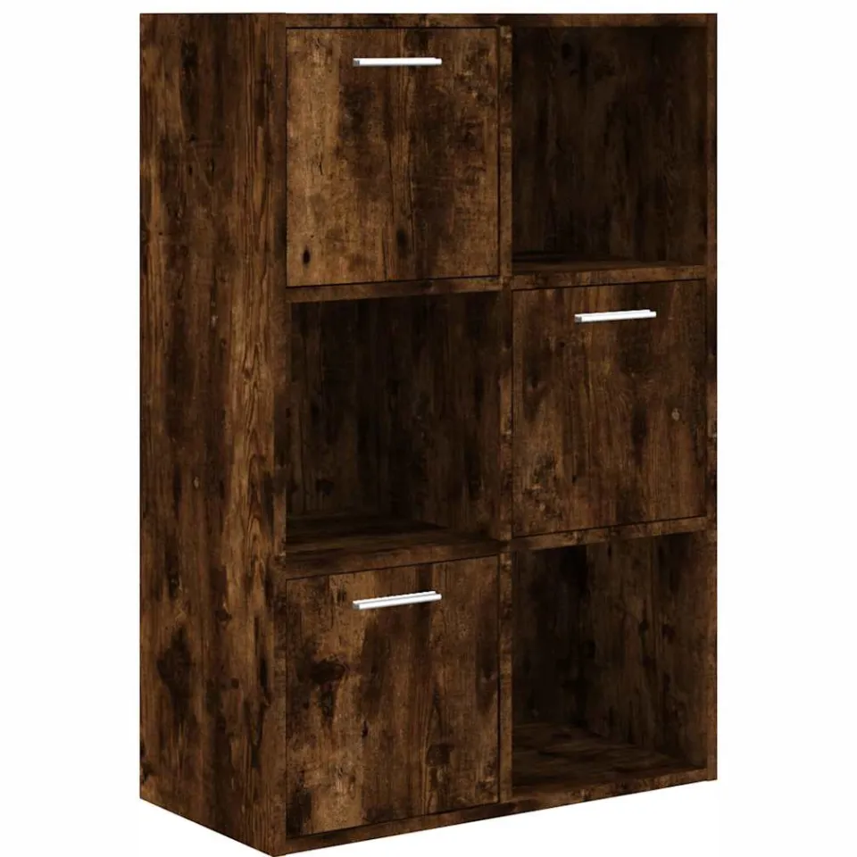 vidaXL Opbergkast 60x29,5x90 cm gerookt eikenkleurig Bruin