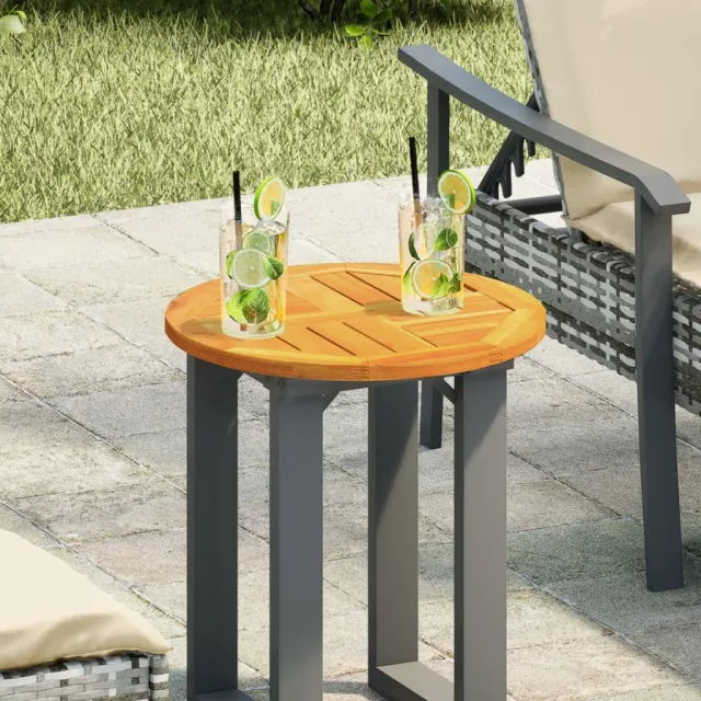 vidaXL Tafelblad rond Ø 40x2 cm massief acaciahout Bruin