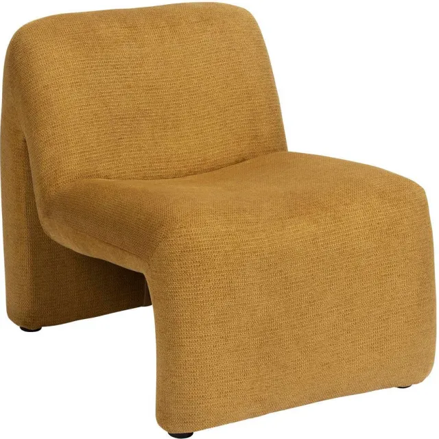 Madam Stoltz fauteuil mosterdgeel