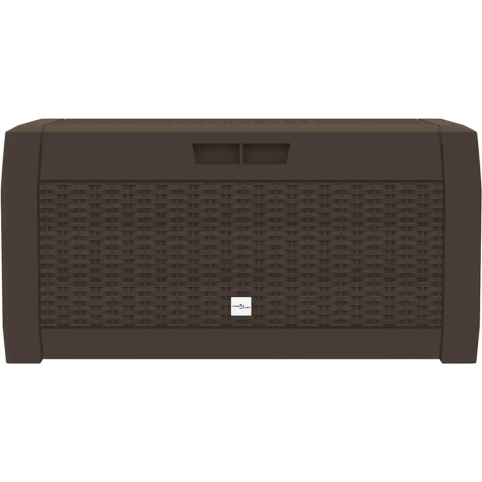 vidaXL Tuinbox 119x48x60 cm polypropeen bruin, foto 2