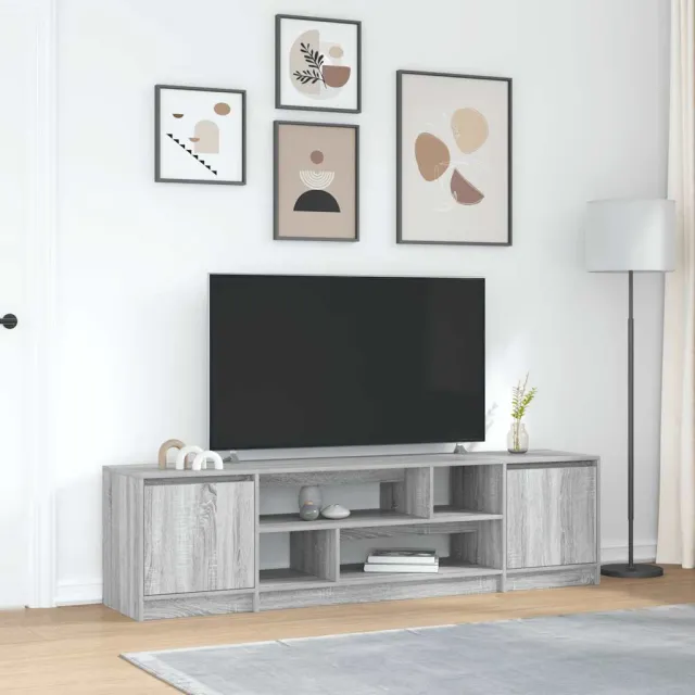 vidaXL Tv-meubel 188,5x41x50 cm spaanplaat grijs sonoma, foto 2