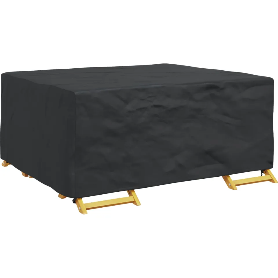 vidaXL Meubelhoes Effen Zwart 200 x 165 x 80 cm
