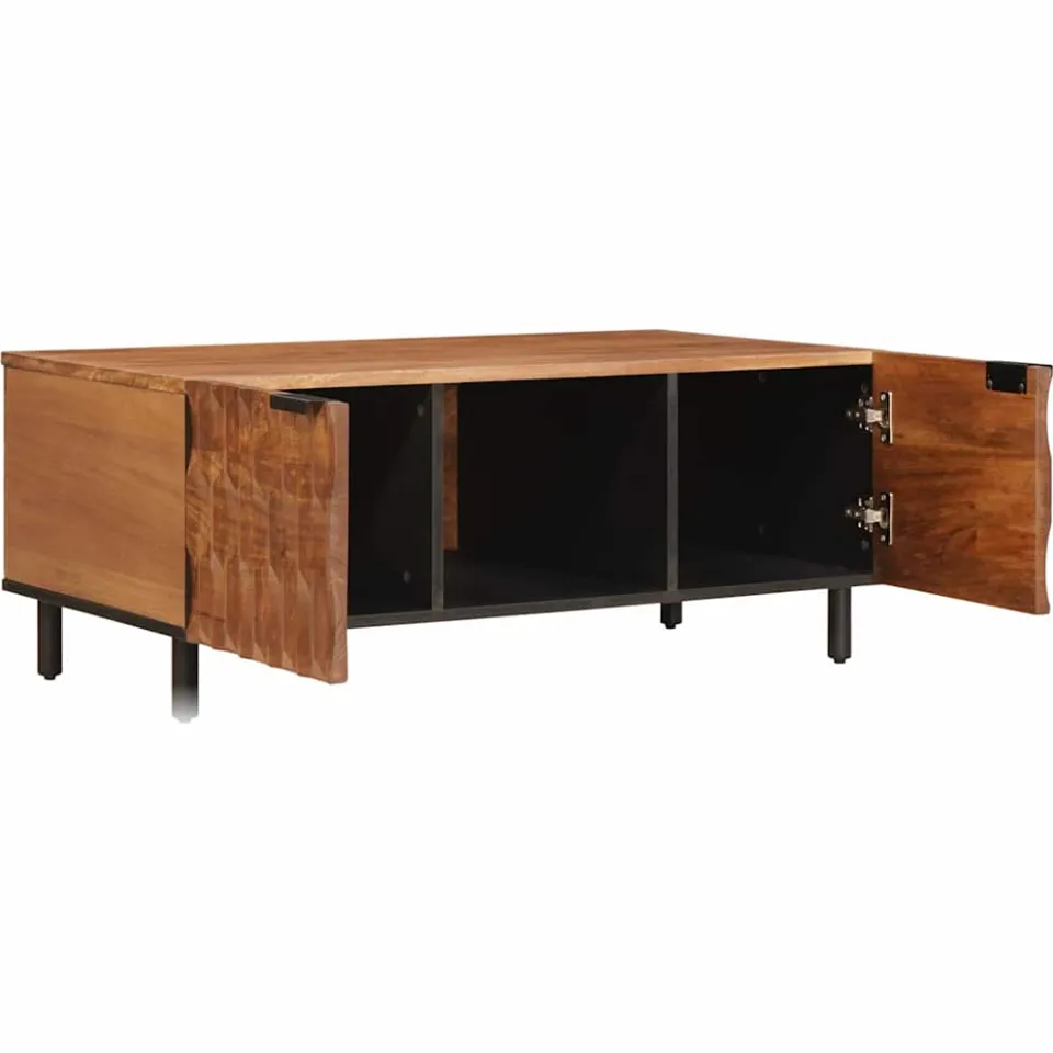 vidaXL Salontafel Bruin 100 x 54 x 40 cm Massief Mango Hout, foto 2