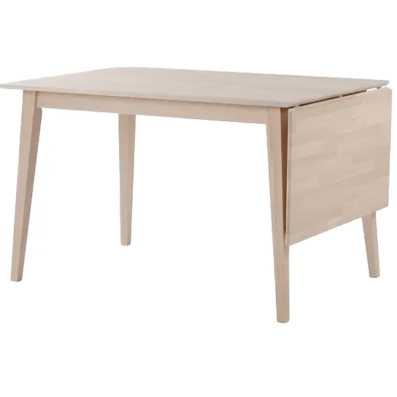Rowico Home Filippa verlengbare houten eettafel whitewash - 120 x 80 cm Bruin