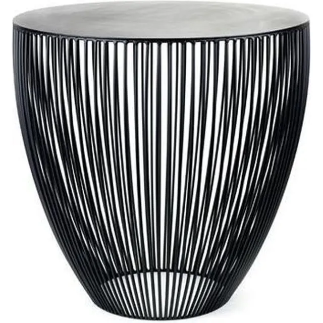 Serax Antonino Sciortino Metal sculptures - Bijzettafel L - Zwart - 50 Ø