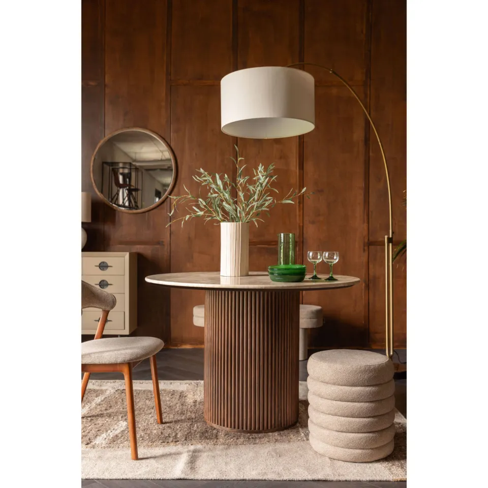 Dutchbone Arda bijzettafel beige, foto 3