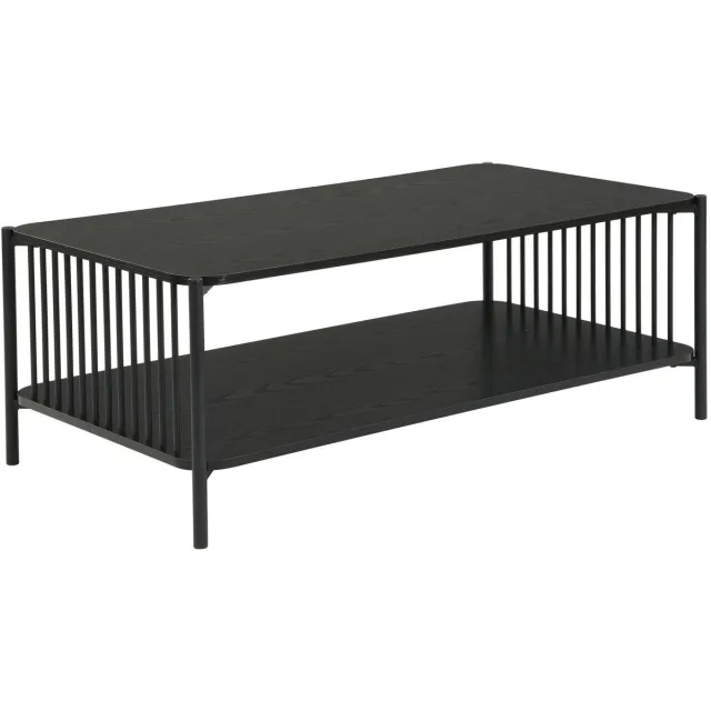 Wohnling Salontafel zwart eikenlook 110x60 cm - WL7.637 Zie omschrijving