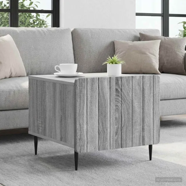 vidaXL Salontafel met lade Grijs sonoma 49 x 50 x 42 cm Bewerkt hout