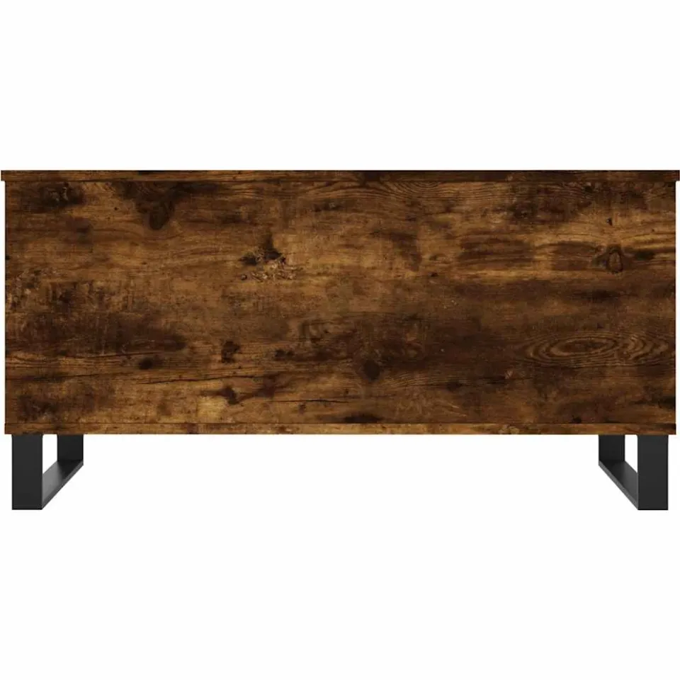vidaXL Salontafel 90x44,5x45 cm bewerkt hout gerookt eikenkleurig, foto 4