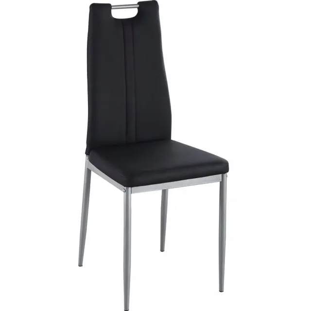 Furnitex Bureaustoel - Zwart - Metalen Frame - Satijn Zwart;Grijs