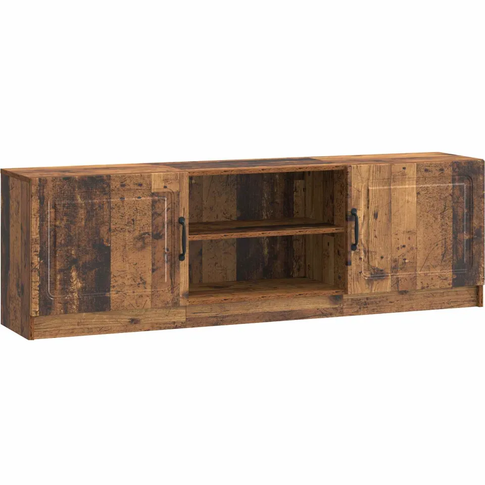 vidaXL TV-kast Oud hout 150 x 31 x 47 cm Bewerkt hout bruin, foto 3