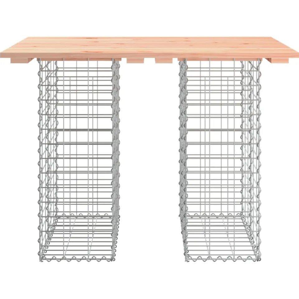 vidaXL Tuintafel Schanskorfontwerp 100x70x72 cm massief grenenhout bruin