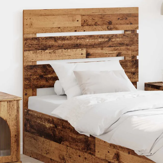 vidaXL Hoofdbord Oudhout Bewerkt hout Bruin