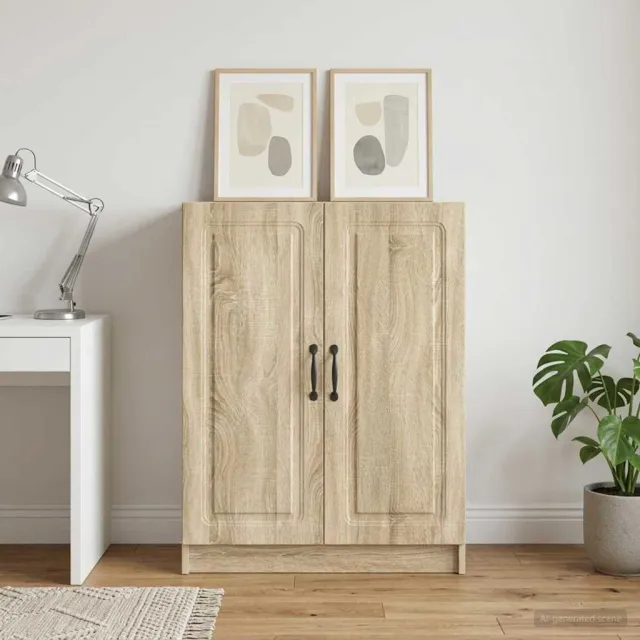 vidaXL Dressoir Sonoma Eiken 66 x 34,5 x 87 cm Bewerkt hout Bruin