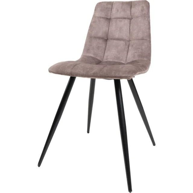Home67 Eetkamerstoel Galgary Taupe 08 - Vintage Velvet - Kuipstoel met Armleuningen in Hotel Chique / Scandinavische Stijl