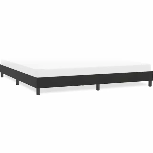 vidaXL Bedframe zonder matras 180x210 cm fluweel zwart