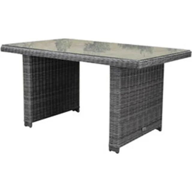 AVH-Collectie Ibiza premium stoel bank dining loungeset verstelbaar 4 delig antraciet