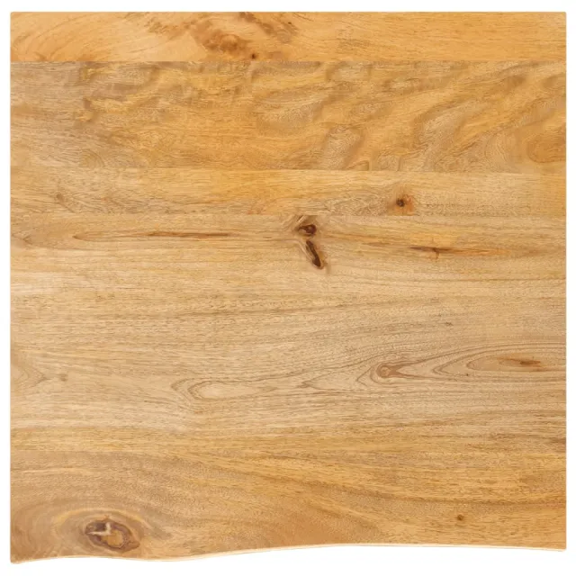 vidaXL Tafelblad met natuurlijke rand 60x60x3,8 cm massief mangohout Bruin