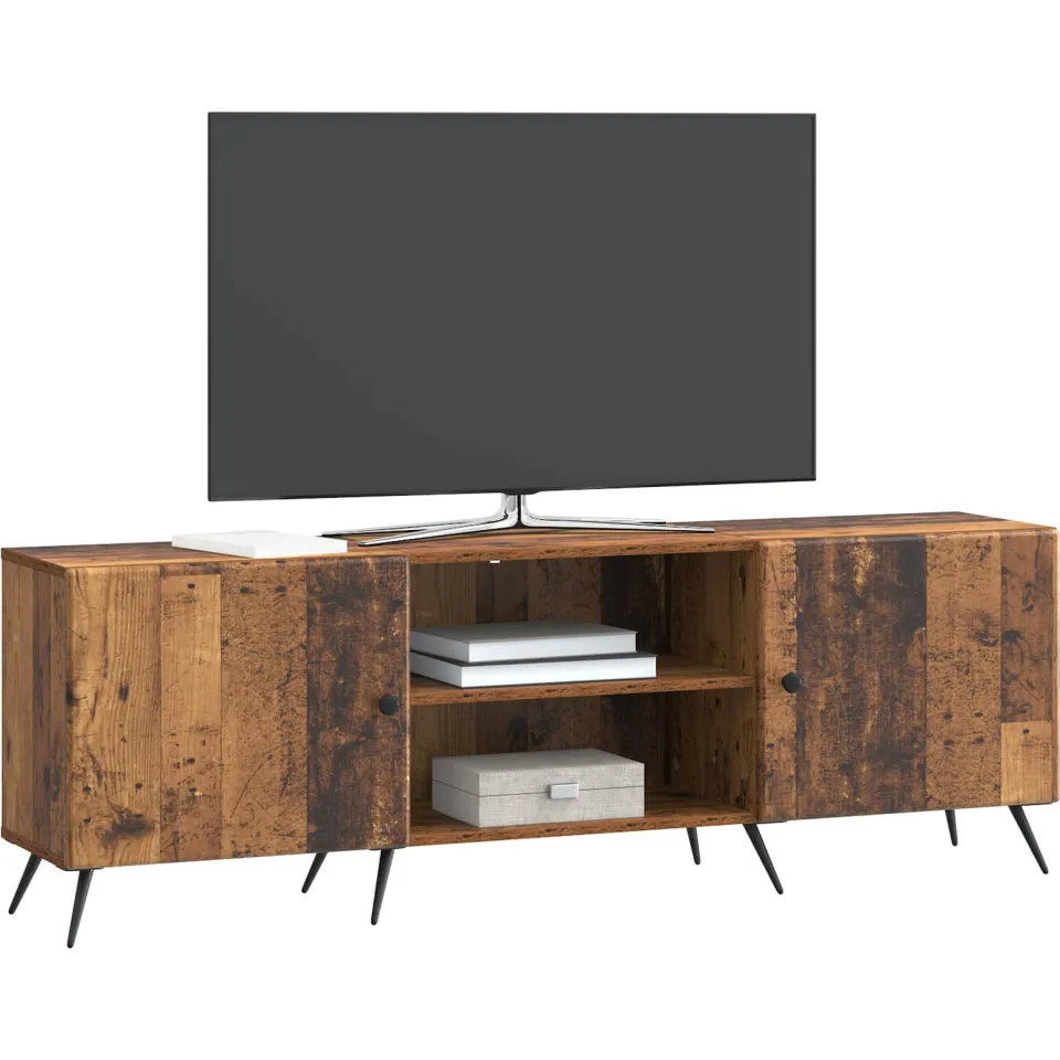 vidaXL TV-kast 150 x 31 x 50 cm Oud hout Bewerkt hout Bruin