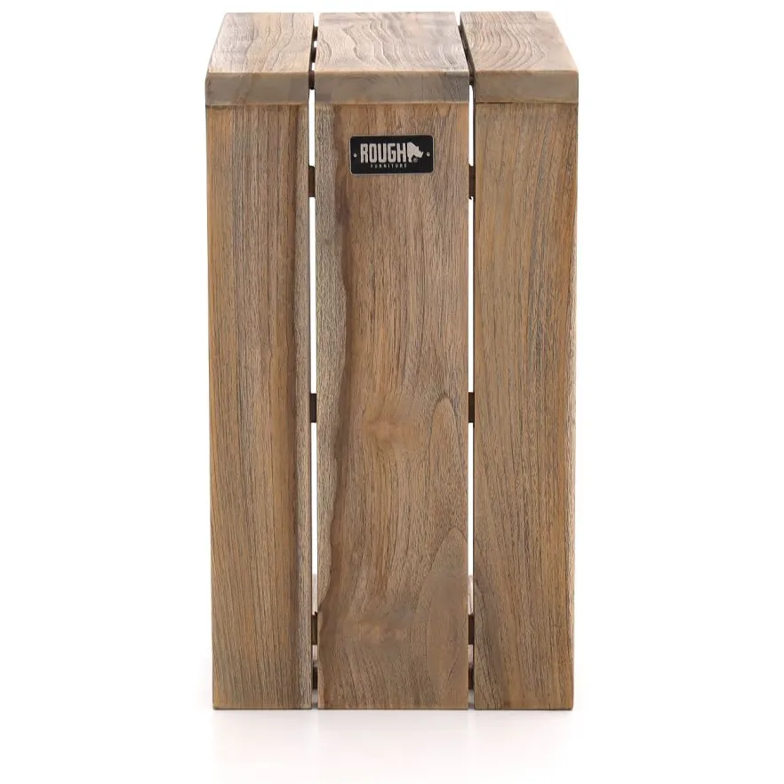 ROUGH Furniture ROUGH-X bijzet tuintafel voor loungebank 45x29x51cm Bruin