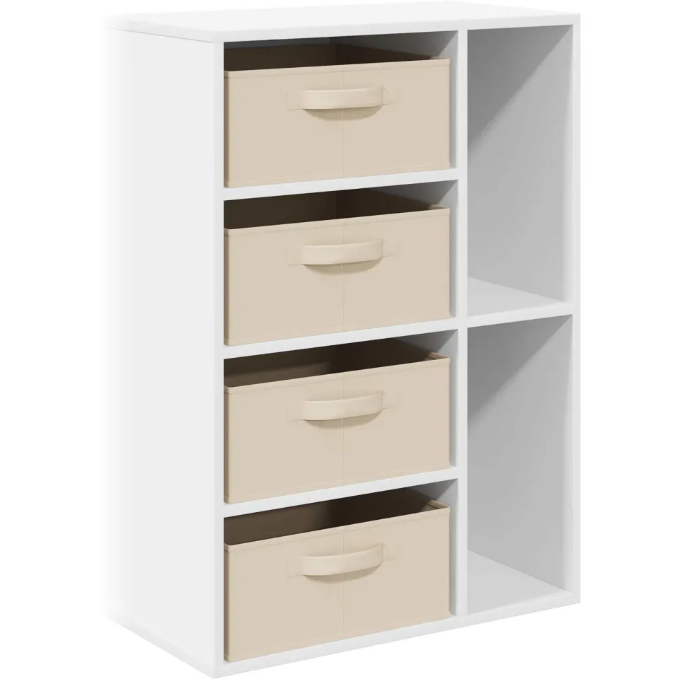 vidaXL Dressoir Wit 60 x 33,5 x 84 cm, foto 3