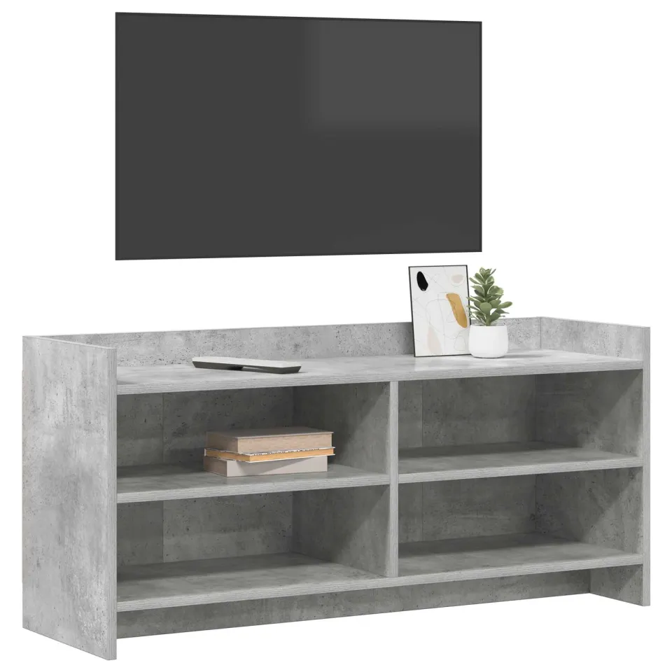 vidaXL TV-kast 100 x 33 x 47 cm Betongrijs Bewerkt hout