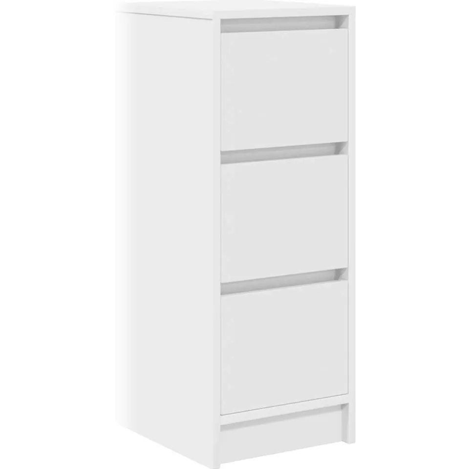 vidaXL Dressoir 29,5x34x76 cm spaanplaat wit
