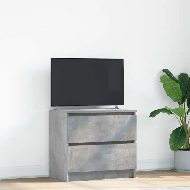 vidaXL Tv-meubel 60x35x54 cm bewerkt hout betongrijs grijs, foto 2