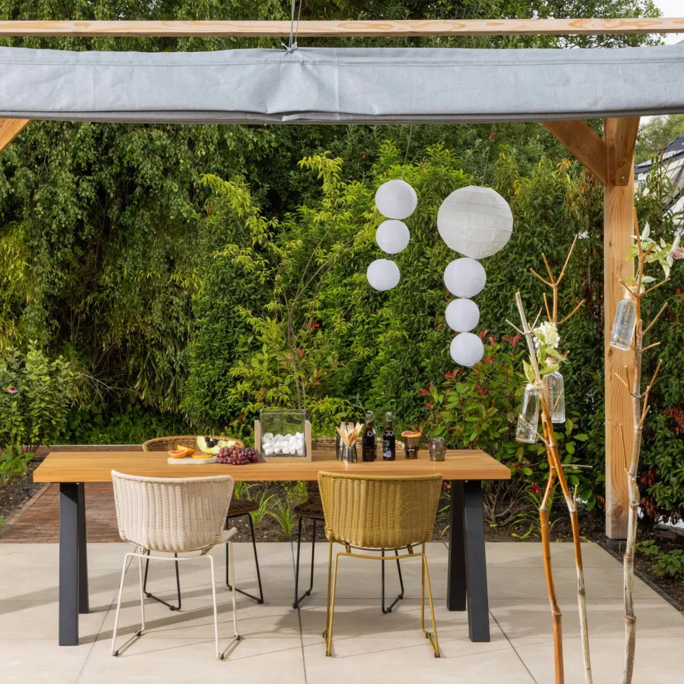 WOOOD Wings Tuinstoelen - Touw/Metaal - Naturel - Set van 2, foto 5