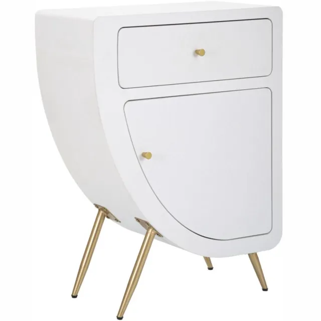 Mauro Ferretti Nachtkastje Tall Bedside Venus 60×32×79 cm Wit