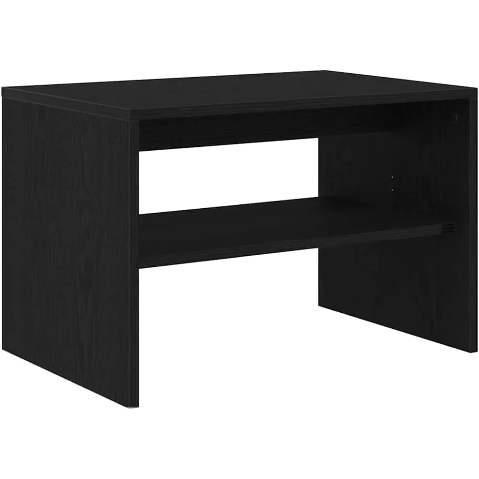 vidaXL Tv-meubel 60x40x40 cm spaanplaat zwart eikenkleurig, foto 3