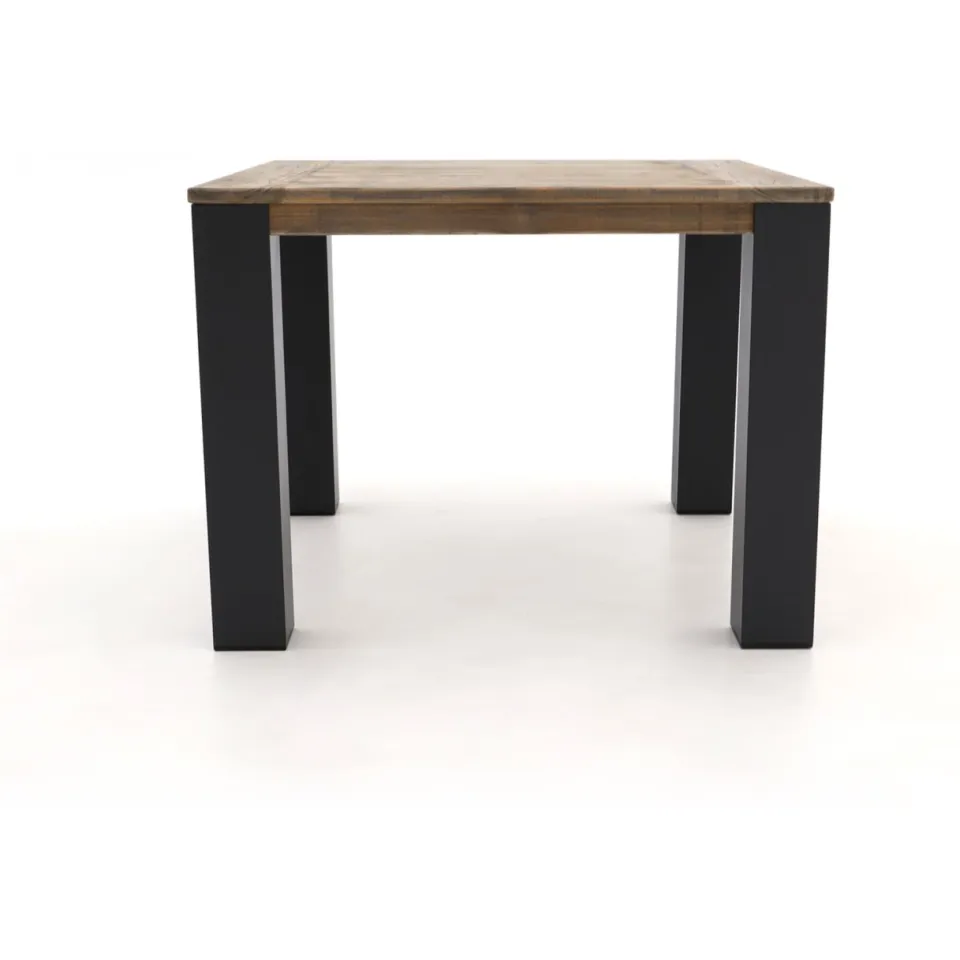 ROUGH Furniture ROUGH-X dining tuintafel 100x100x76cm bruin, foto 4