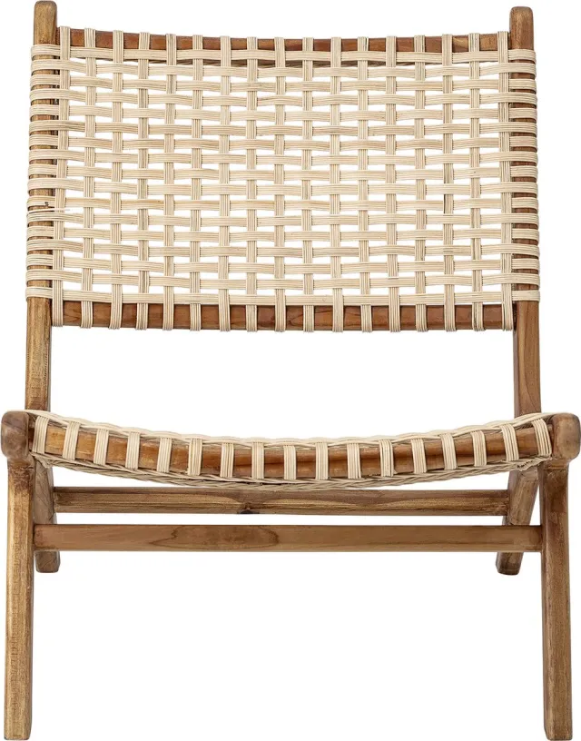 Bloomingville Keila Loungestoel - Nature - Teak Bruin