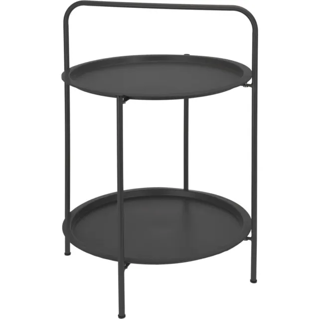 Pro Garden ProGarden - Tafel - rond - 50x66 - cm - mat - donkergrijs