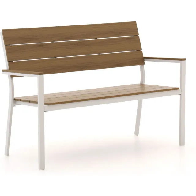 Bellagio tuinmeubelen Bellagio Fidenza tuinbank 128cm Wit