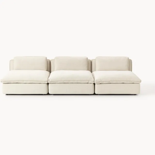 Westwing Collection Modulaire XL-bank Felix (3-zits) Beige