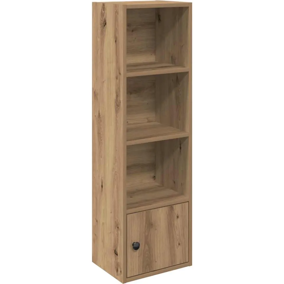 vidaXL Boekenkast 31x24x102 cm bewerkt hout artisanaal eikenkleurig, foto 3