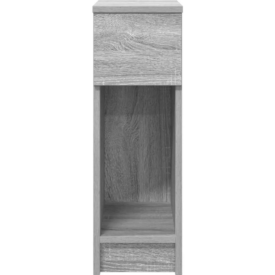 vidaXL Nachtkastjes 2 st met lade 20x36x60 cm grijs sonoma eikenkleur, foto 4