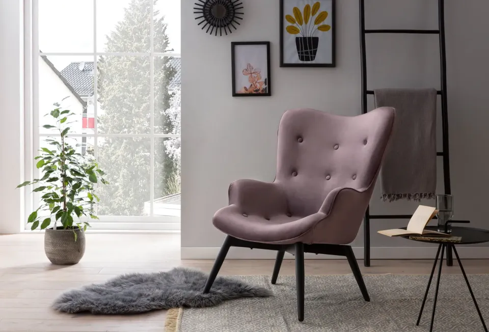 fauteuil Christine roze, foto 5