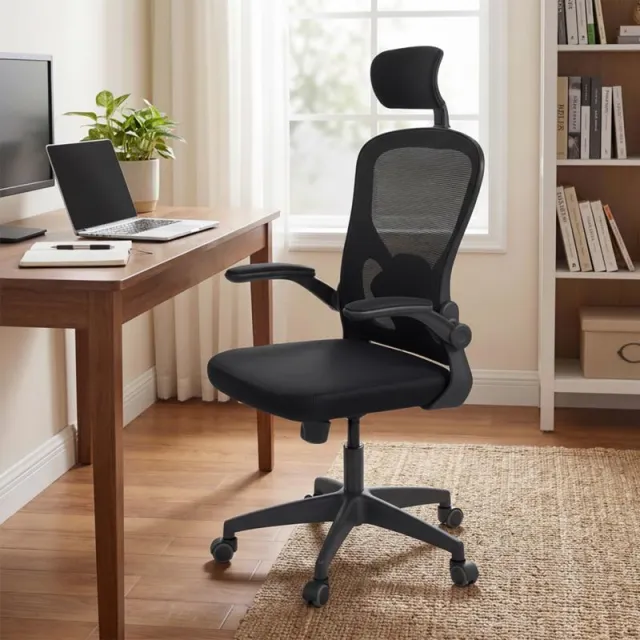 Ergonomische bureaustoel - zwart, foto 2