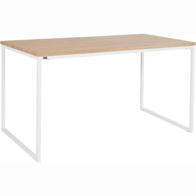 Notio Living Mali-Eettafel - 6-zits - Wit Eiken Bruin