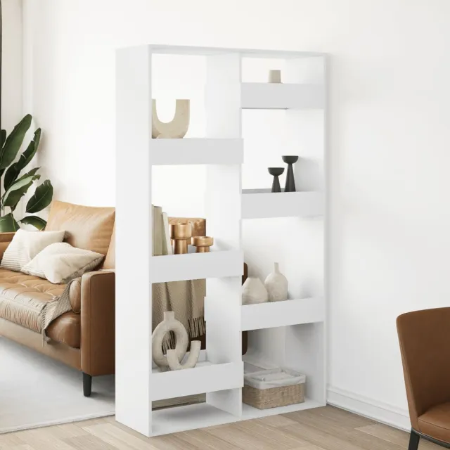 vidaXL Kamerscherm 100x33x175 cm bewerkt hout wit, foto 2