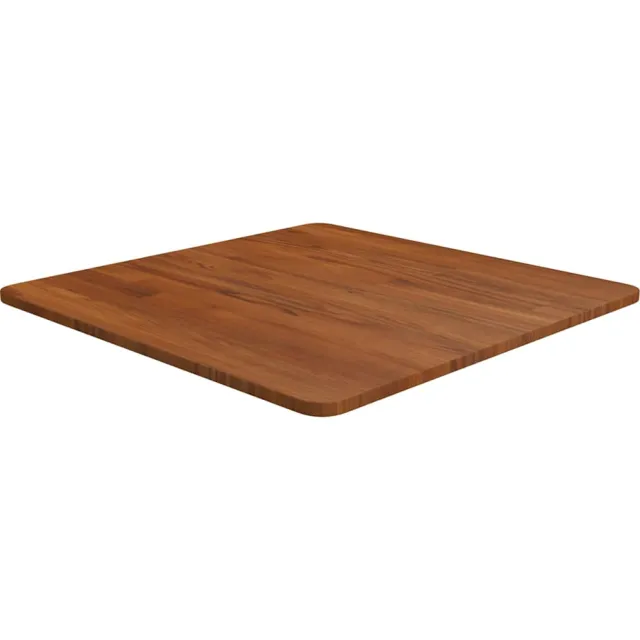 vidaXL Tafelblad vierkant 60x60x1,5cm behandeld eiken donkerbruin