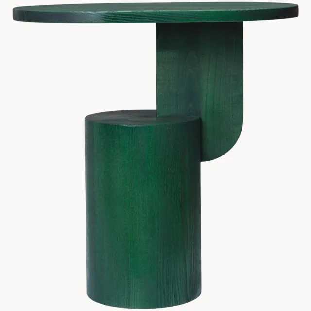 Ferm Living Bijzettafel Insert van essenhout Groen