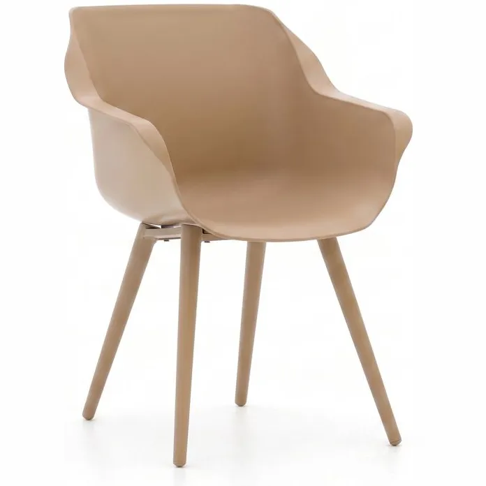 Hartman tuinmeubelen Hartman Sophie Studio/Almeria 200cm dining tuinset 5-delig Taupe