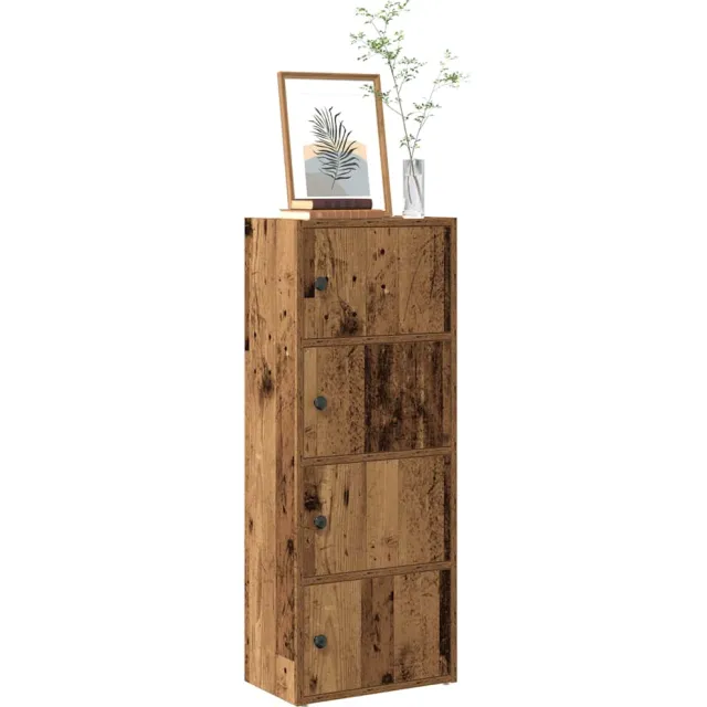 vidaXL Boekenkast 40x24x102 cm bewerkt hout oud houtkleurig Bruin
