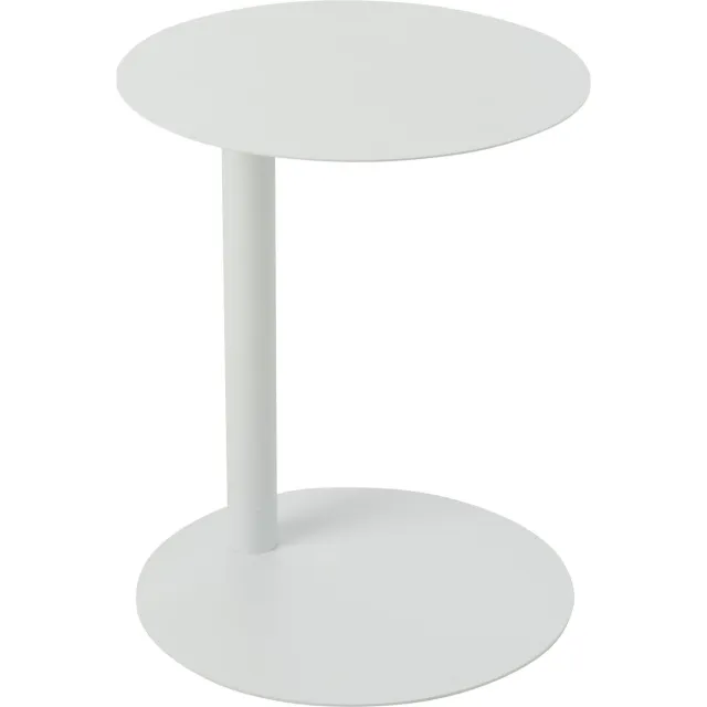 J-Line bijzettafel Rond - metaal - wit