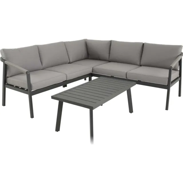 Lesliliving Loungehoekset Belgium Lesli Living Antraciet
