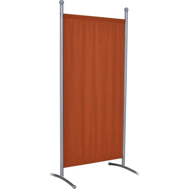 Famanu Kamerscherm als ruimteverdeler, inkijkbescherming voor buiten, afmetingen 178 x 82 cm, terracotta Zwart